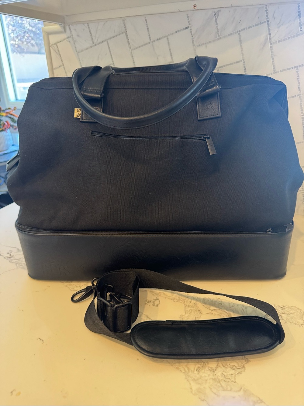 BEIS Weekender Travel Bag-Black